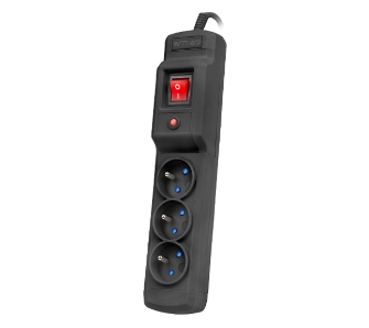 Listwa Armac MULTI M3 3 gniazda 3m Czarny