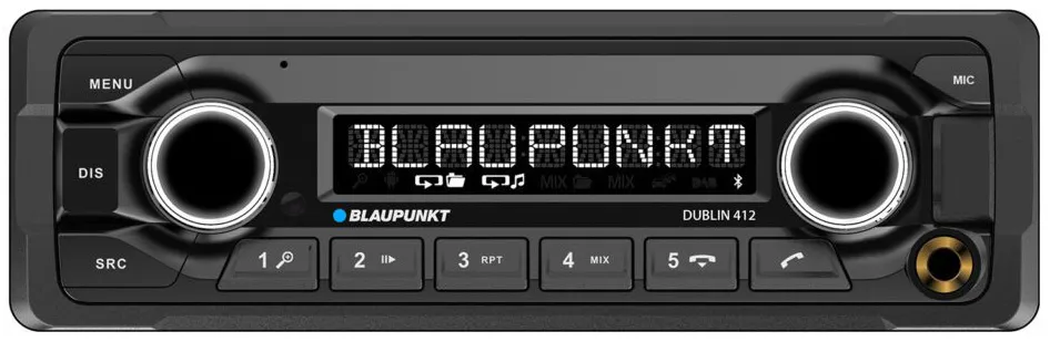 Radioodtwarzacz samochodowy Blaupunkt Dublin 412 12V z USB 4x50W Bluetooth