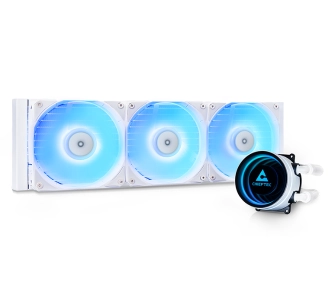 Chłodzenie Chieftec Iceberg 360 RGB Biały