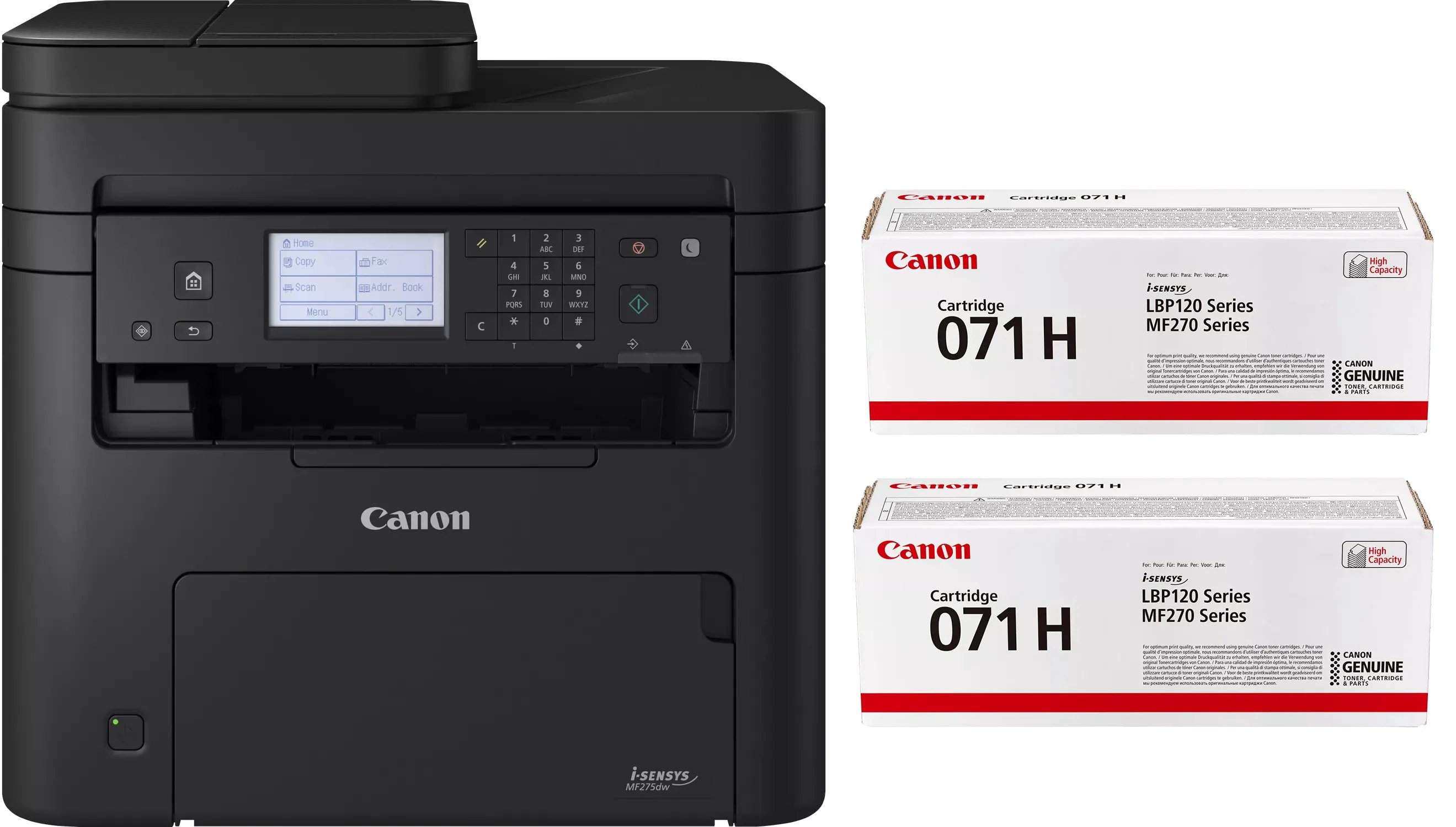 Urządzenie wielofunkcyjne Canon  i-SENSYS MF275dw + 2 x CRG071H