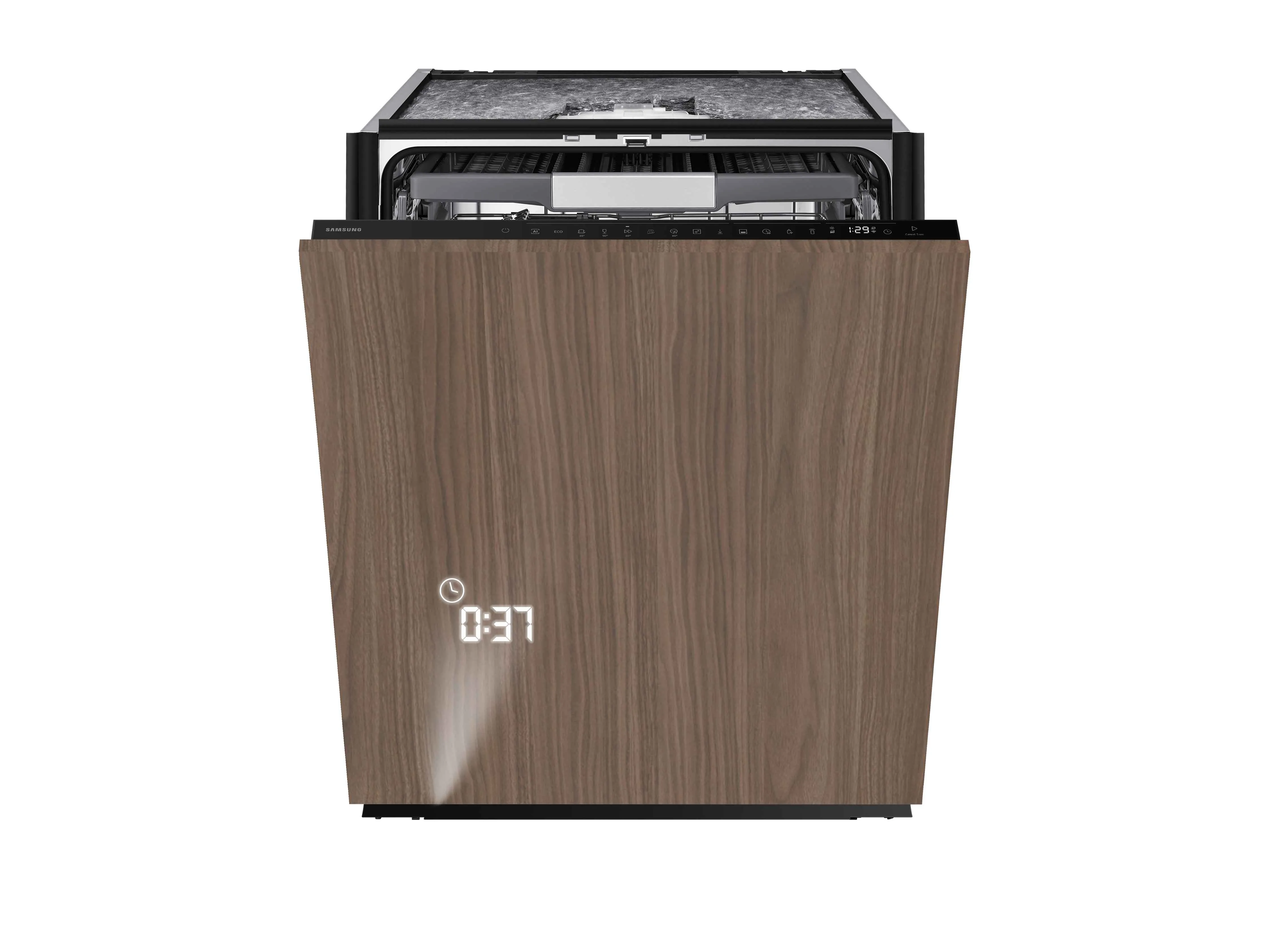 Zmywarka Samsung DW80H77NAB0U1 59,5cm Funkcje AI Automatyczne otwieranie drzwi Szuflada na sztućce Zdalne sterowanie