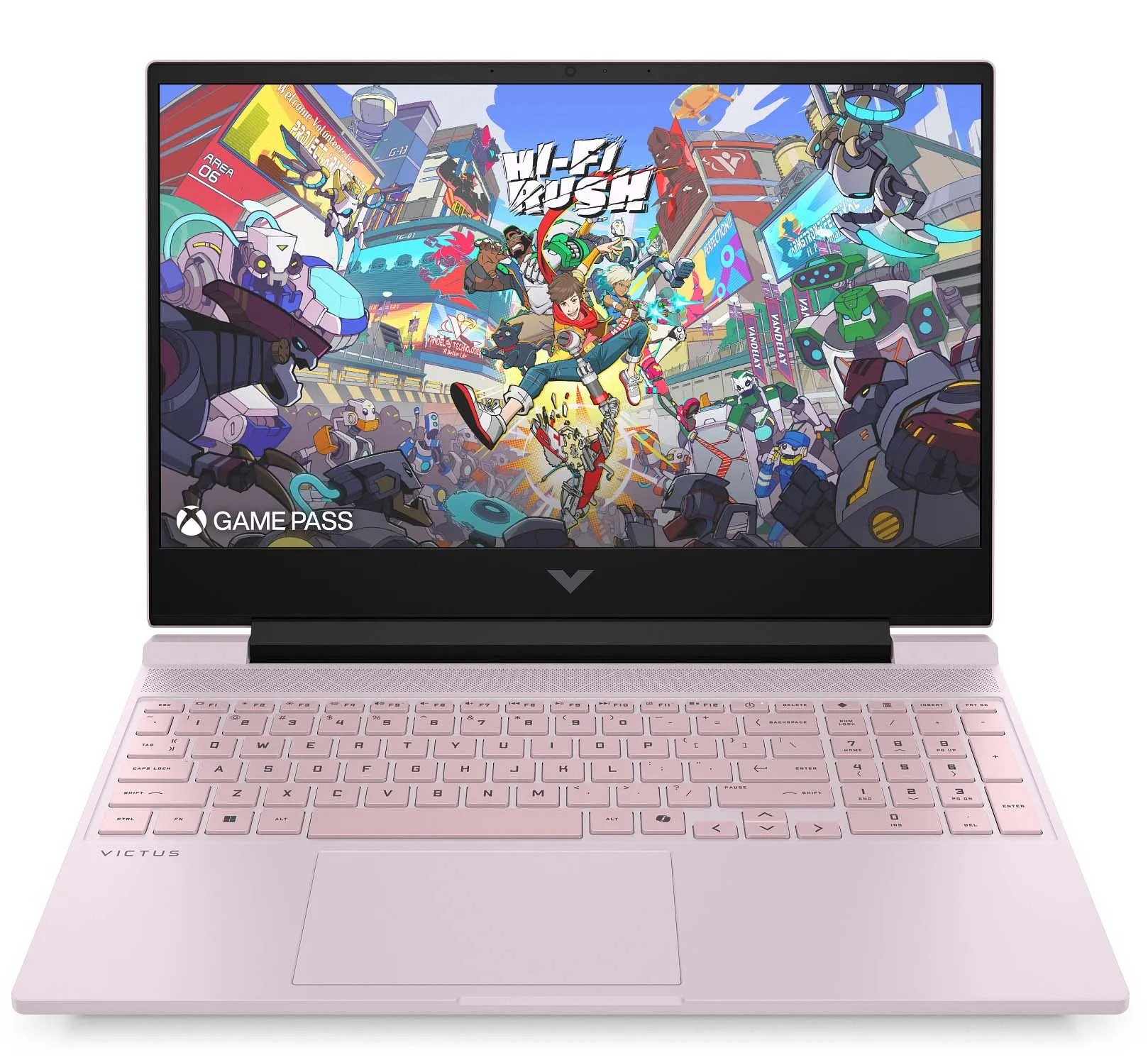 Laptop gamingowy HP Victus 15-fa2115nw 15,6" 144Hz Core 7 240H 24GB RAM 1TB Dysk SSD RTX5060 DLSS4 Win11 Różowy Funkcje AI