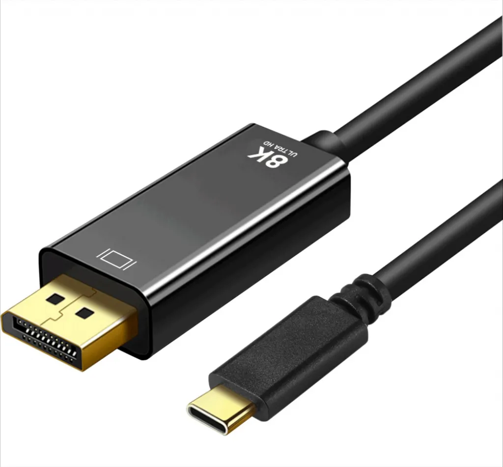 Kabel DisplayPort ART OEM-C5-2 USB-C - DisplayPort 1.4 8K 60Hx 1,8m Czarny