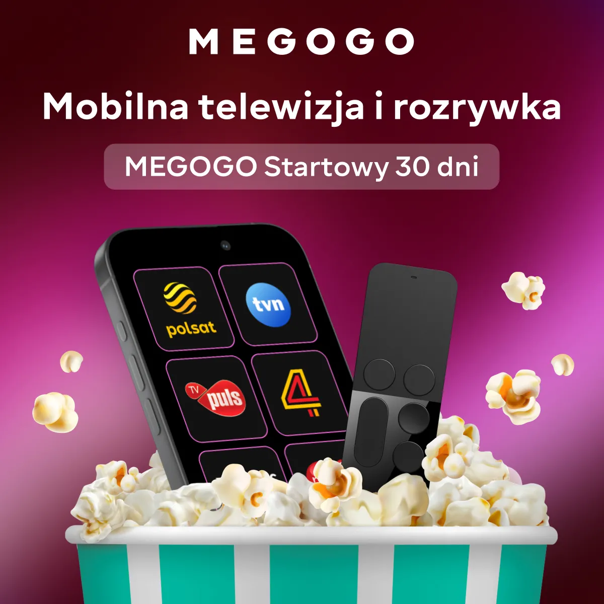 MEGOGO Pakiet Startowy 1m-ce [Bon Agencyjny]