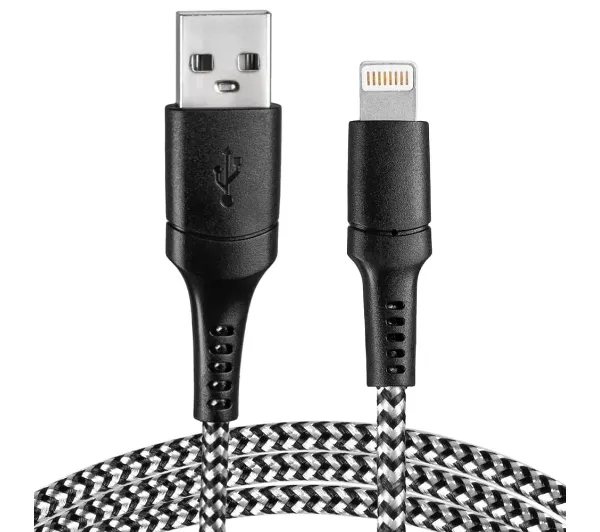 Vayox VA0149 USB-A do Lightning 1m Czarno-biały