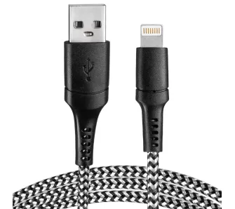 Kabel Vayox VA0149 USB-A do Lightning 1m Czarno-biały