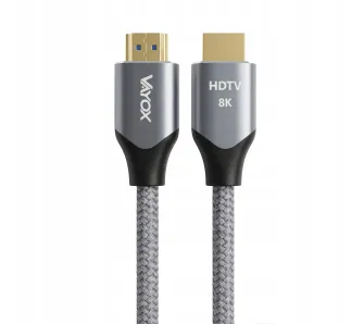 Kabel HDMI Vayox VA0329-1 HDMI 2.1 8K 1m Szary