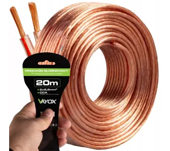 Kabel głośnikowy Vayox VA0227-20 2x2,50mm 20m