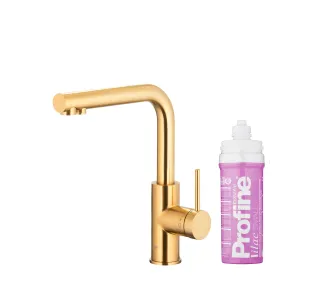 Bateria KFA Armatura Duero Pure Basic 6623-915-39 Jasne złoto Stal szlachetna