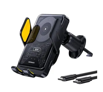 Ładowarka samochodowa AOHI Smart Sensor 15W Czarny