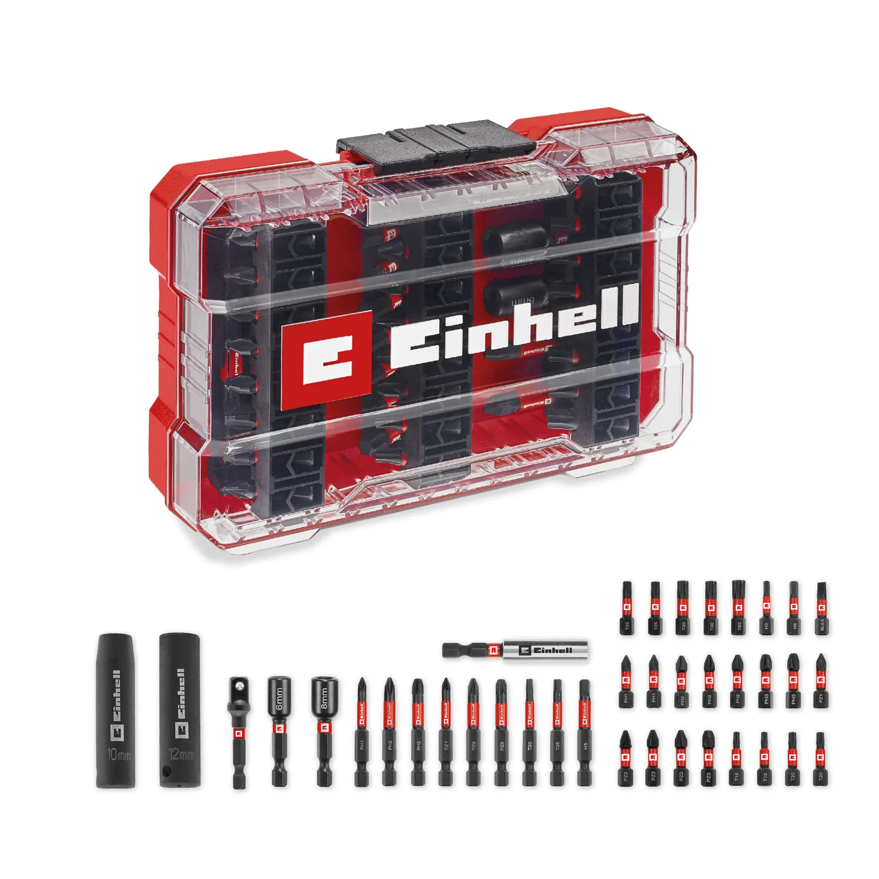 Zestaw wierteł i końcówek wkręcających Einhell M-Case 49109220 (39 szt.)