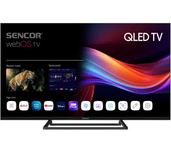 Telewizor Sencor SLE 40QF860B 40" QLED Full HD webOS Smart TV DVB-T2