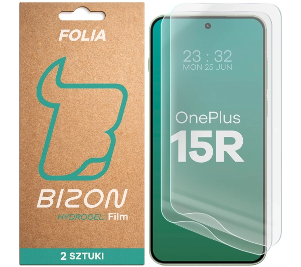 Bizon na ekran Film Hydrogel Front Duo do OnePlus 15R 2 sztuki