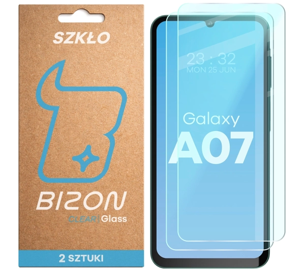 Bizon na ekran Glass Clear Duo do Galaxy A07 4G / 5G 2 sztuki