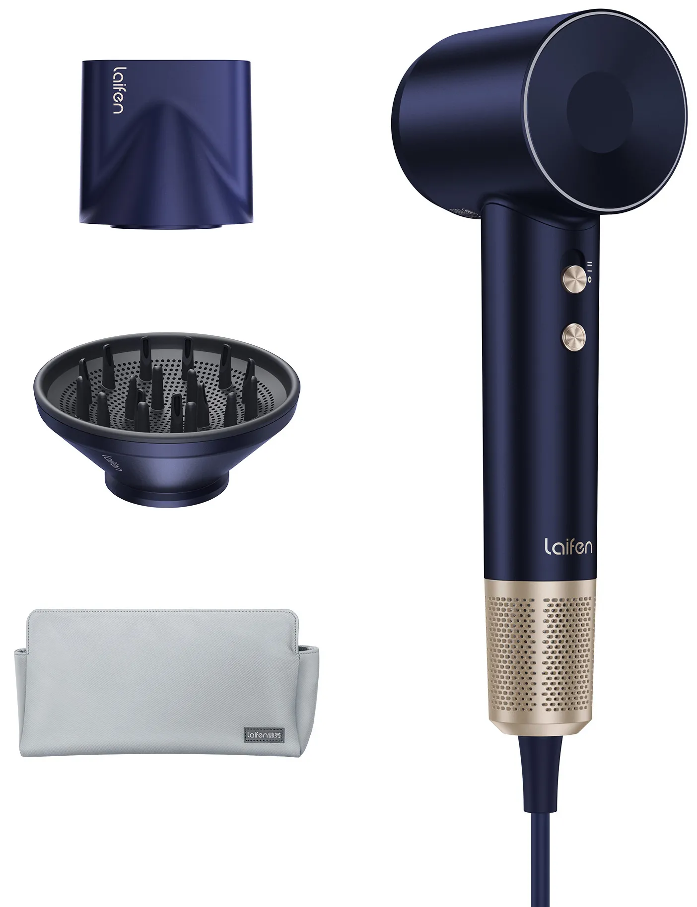 Suszarka do włosów Laifen Swift Premium Jonizacja Zimny nawiew 1600W 2 prędkości 3 temperatury