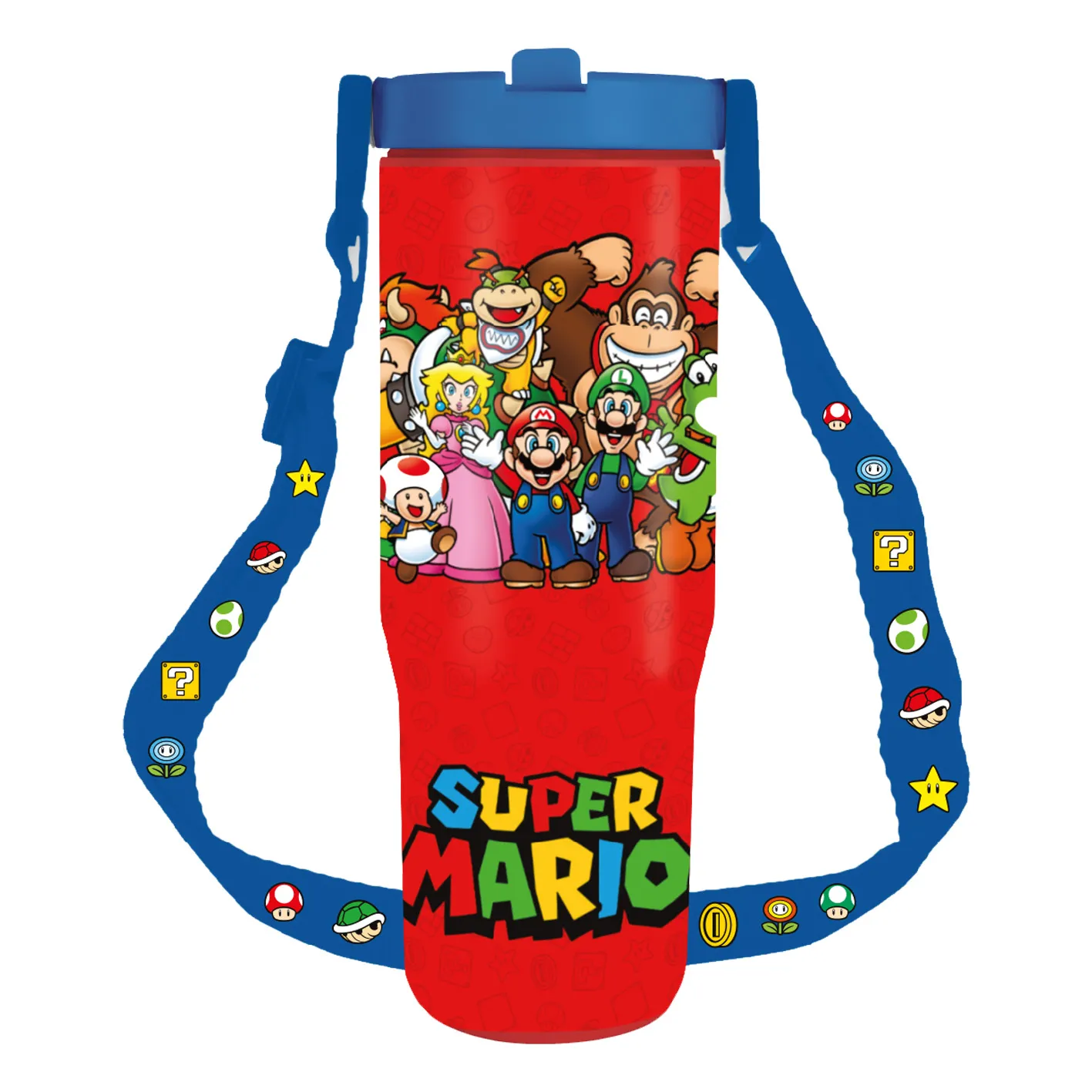 Kubek Pyramid Termiczny z Paskiem 0,89L Super Mario Characters