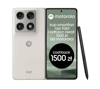 Smartfon Motorola razr fold 16/512GB 8,1" 120Hz 50Mpix Biały