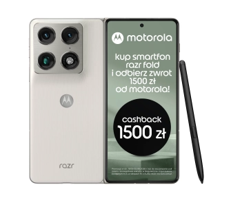 Smartfon Motorola razr fold 16/512GB 8,1" 120Hz 50Mpix Biały