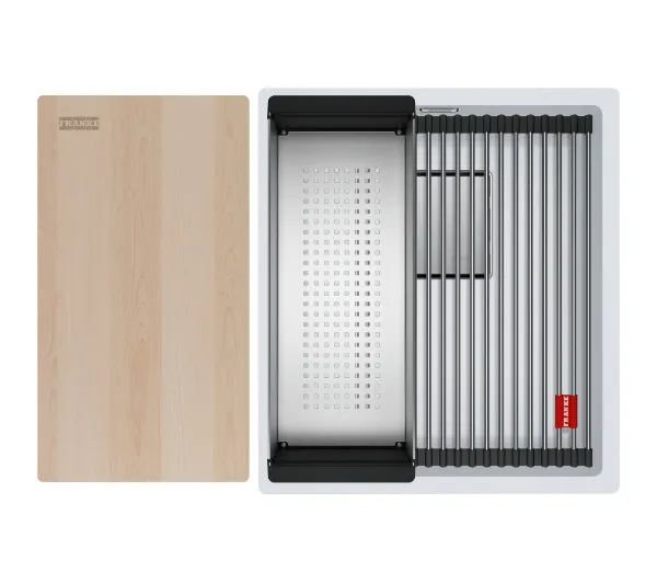 Zlewozmywaki kuchenne - Franke Kanon KNG PRO 110-37 Granitowy Polarny