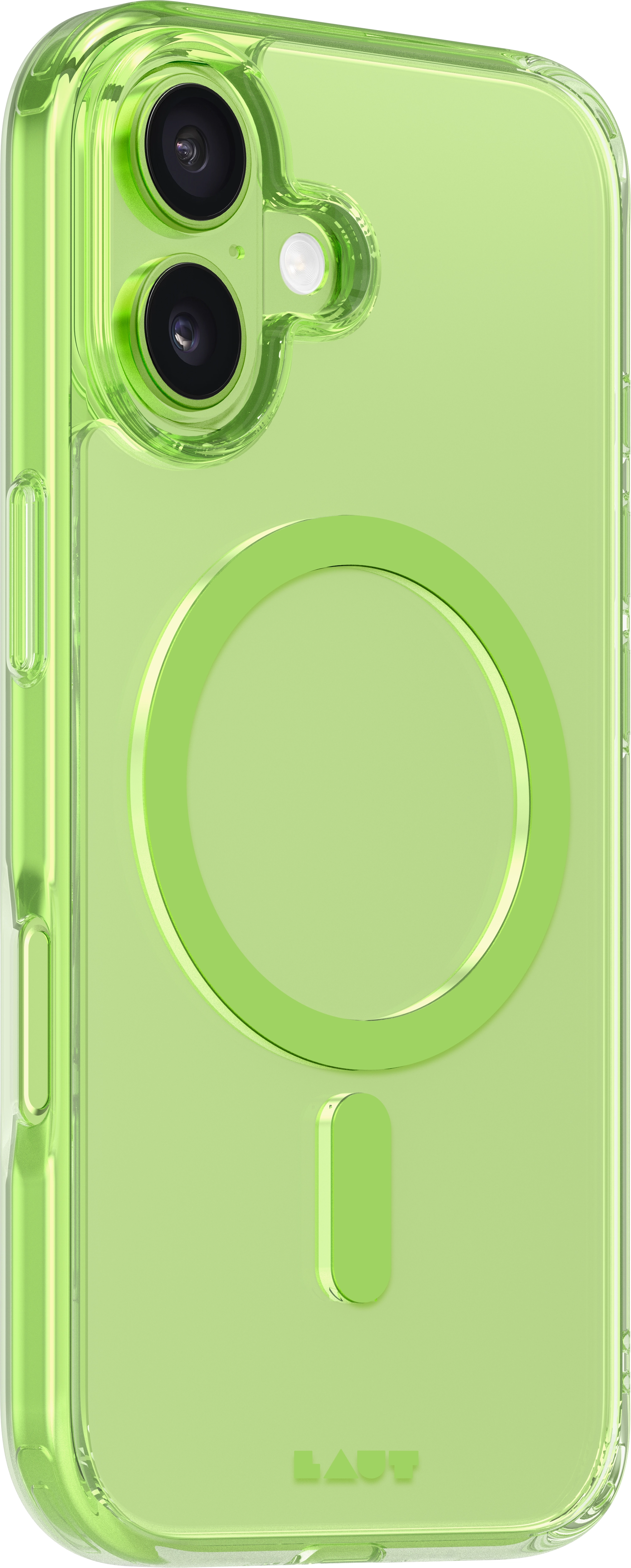 Etui Laut Crystal Fluro MagSafe do iPhone 17 Zielony