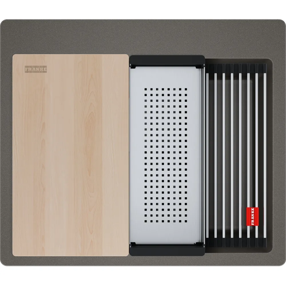 Zlewozmywak Franke Kanon KNG PRO 610-53 Granitowy Łupkowy szary