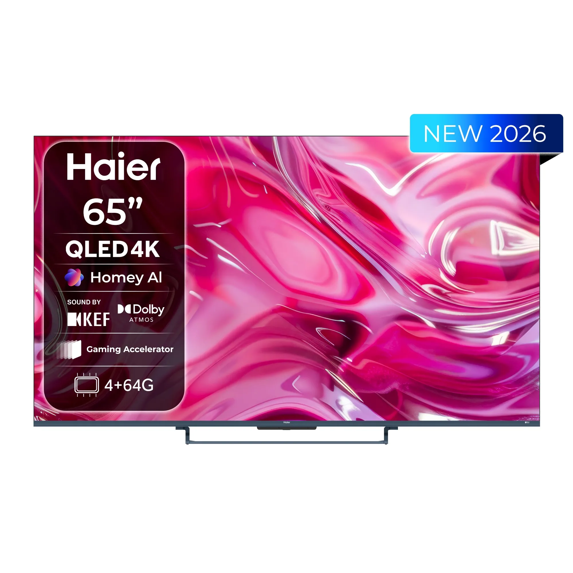 Telewizor Haier H65S90GUX  65" QLED 4K 144 Hz GoogleTV Funkcje AI Dolby Vision Dolby Atmos HDMI 2.1 DVB-T2