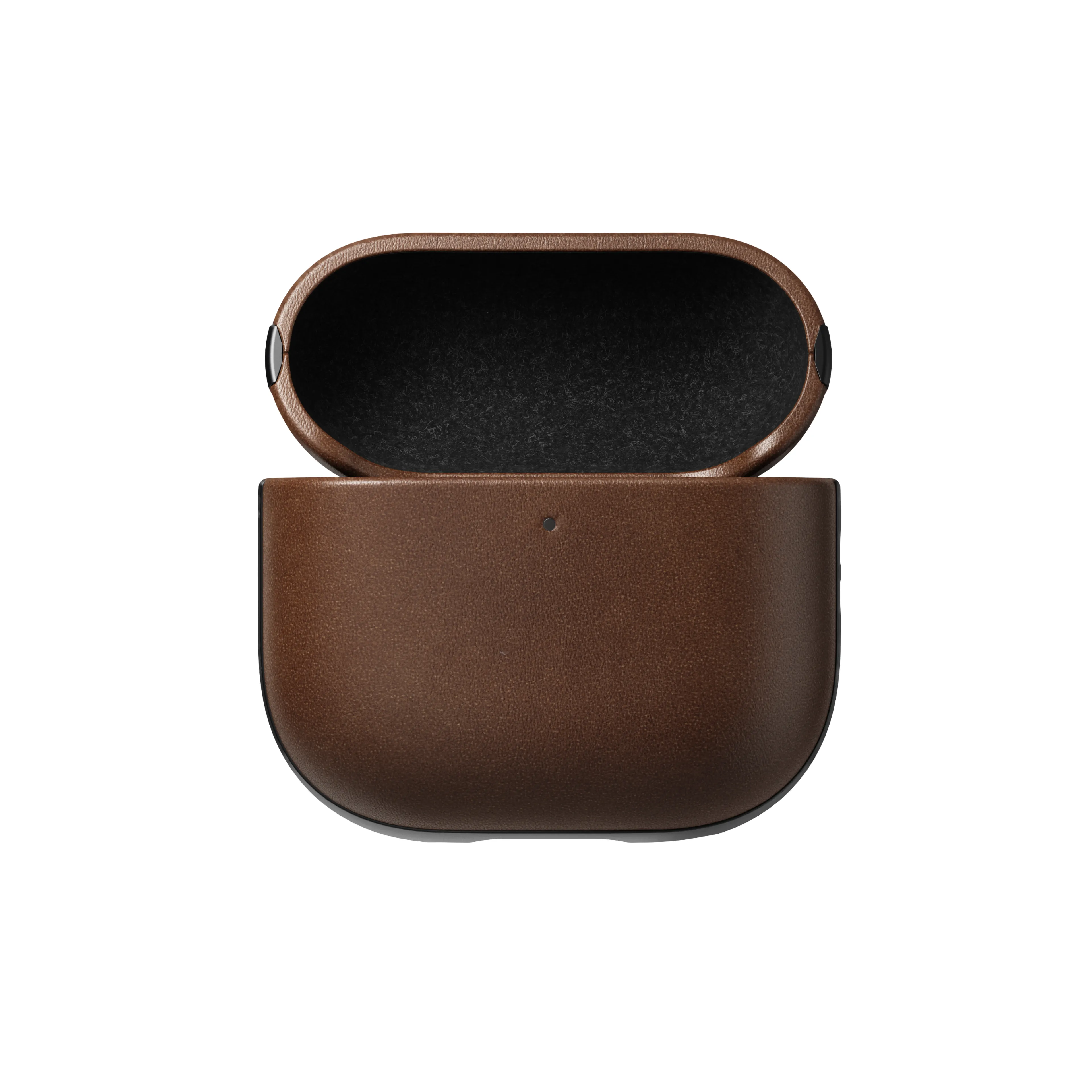 Etui na słuchawki Nomad Modern Leather AirPods 4 Ciemnobrązowy
