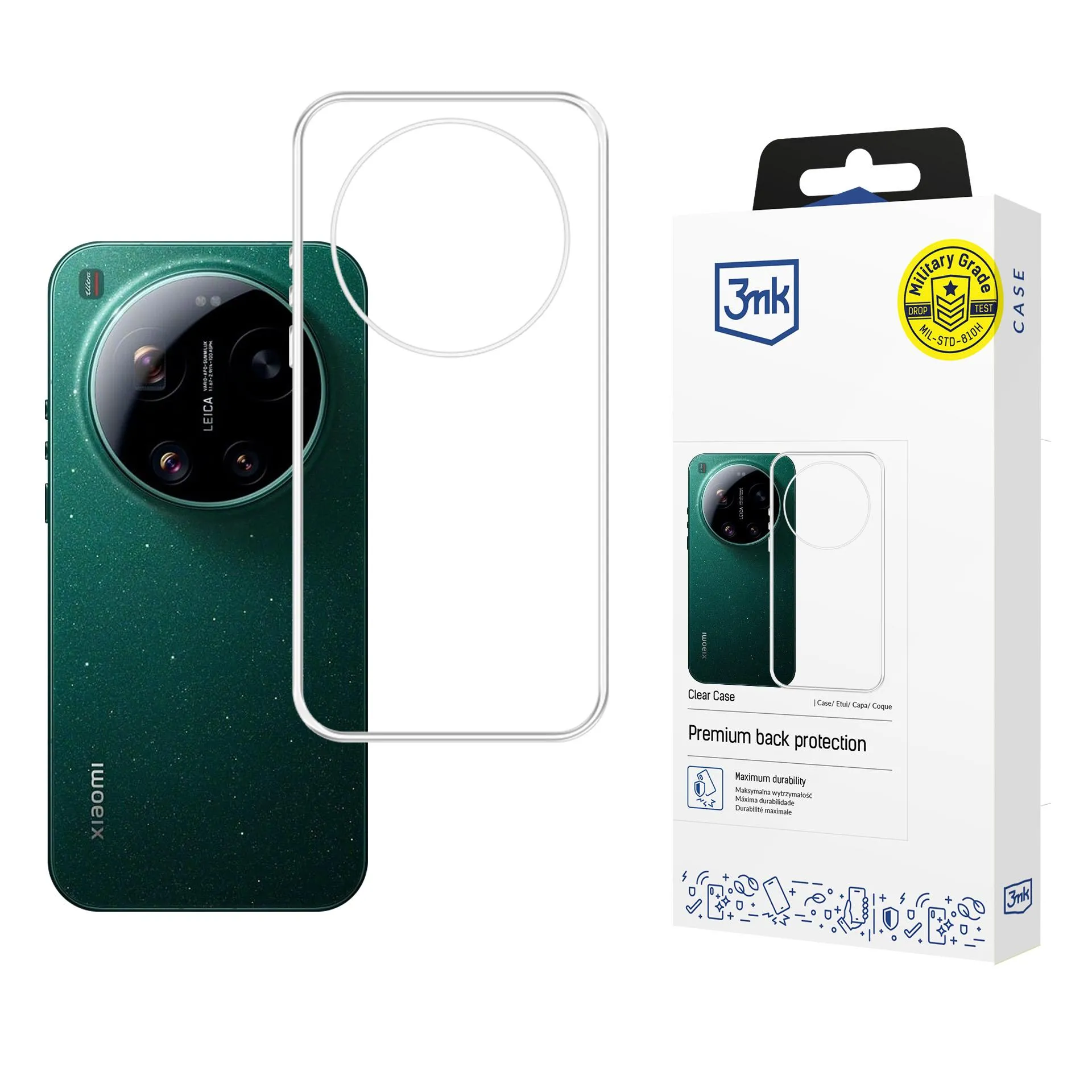 Etui 3mk Clear Case do Xiaomi 17 Ultra Przezroczysty