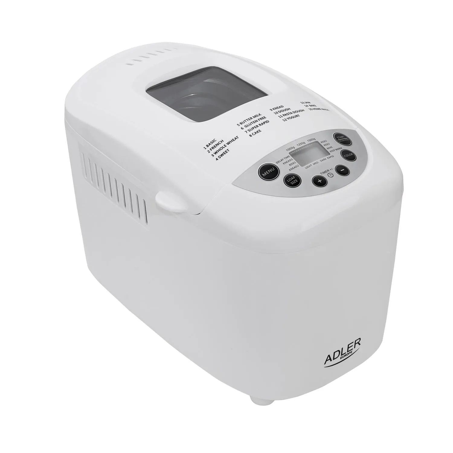 Wypiekacz do chleba Adler AD 6019 15 programów 850W