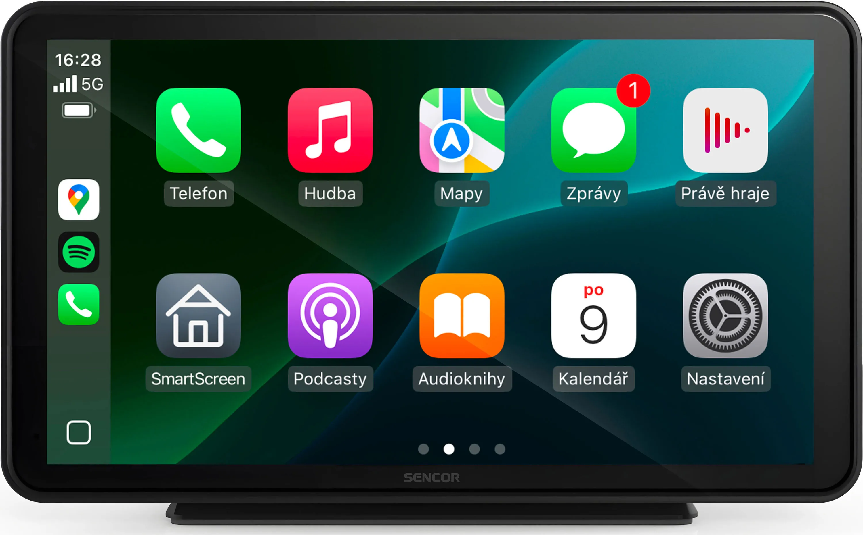 Stacja multimedialna Sencor SCT M760BWT Carplay / Android Auto