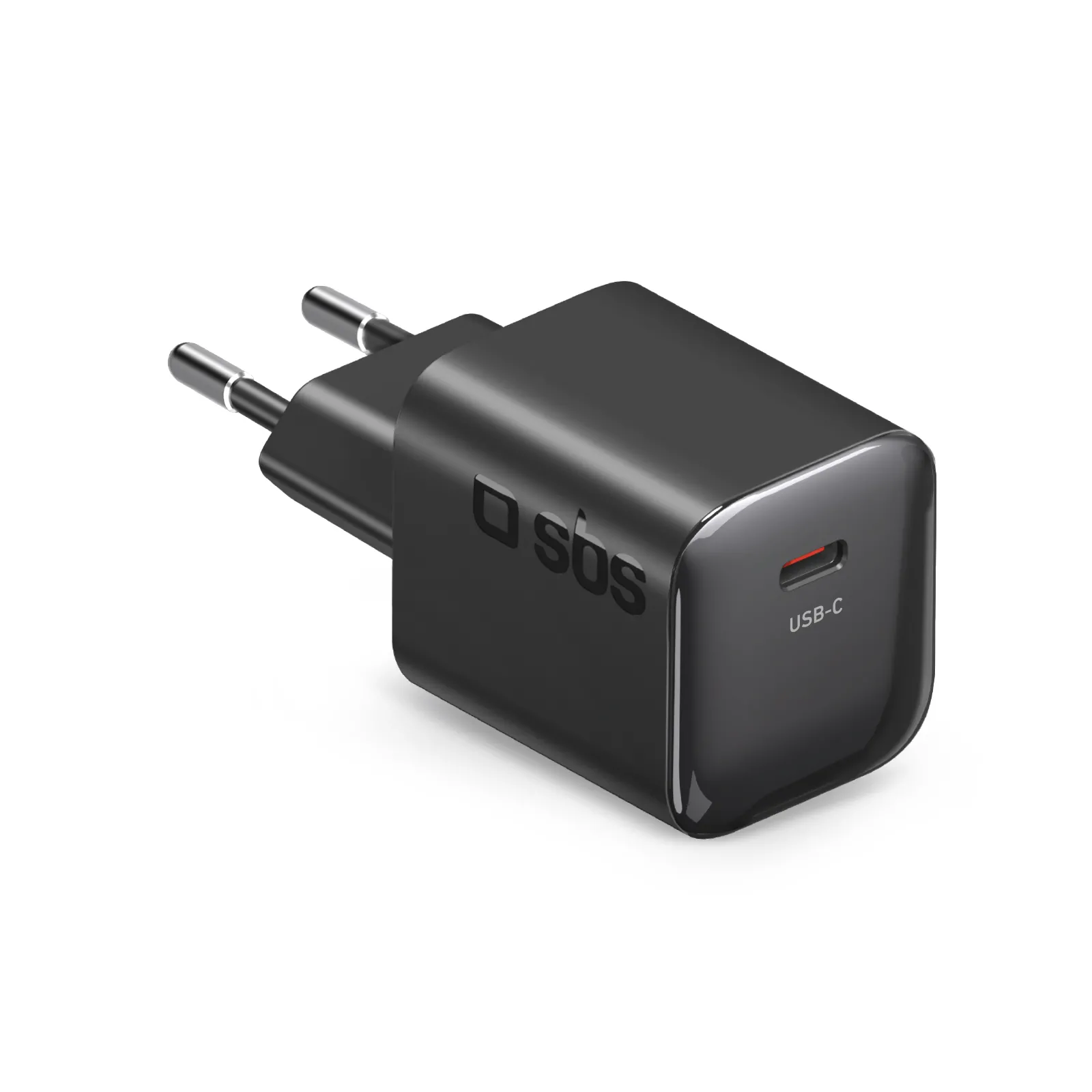 Ładowarka sieciowa SBS Mini GaN PD USB-C 20W Czarny