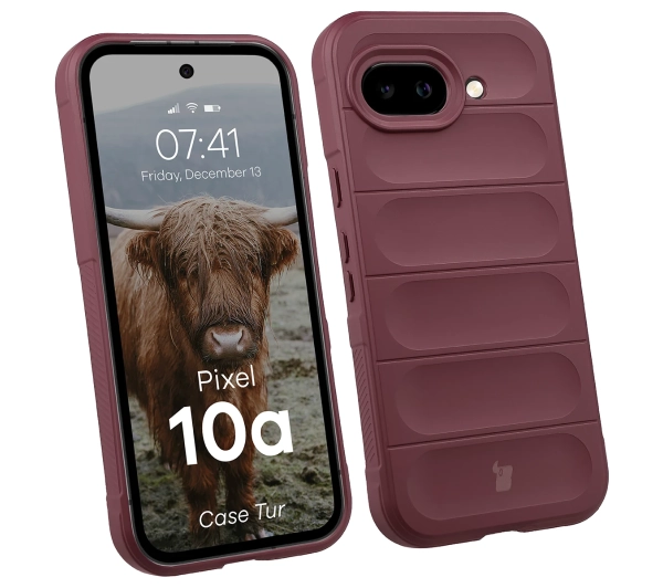 Bizon Case Tur do Google Pixel 10a Ciemnofioletowy