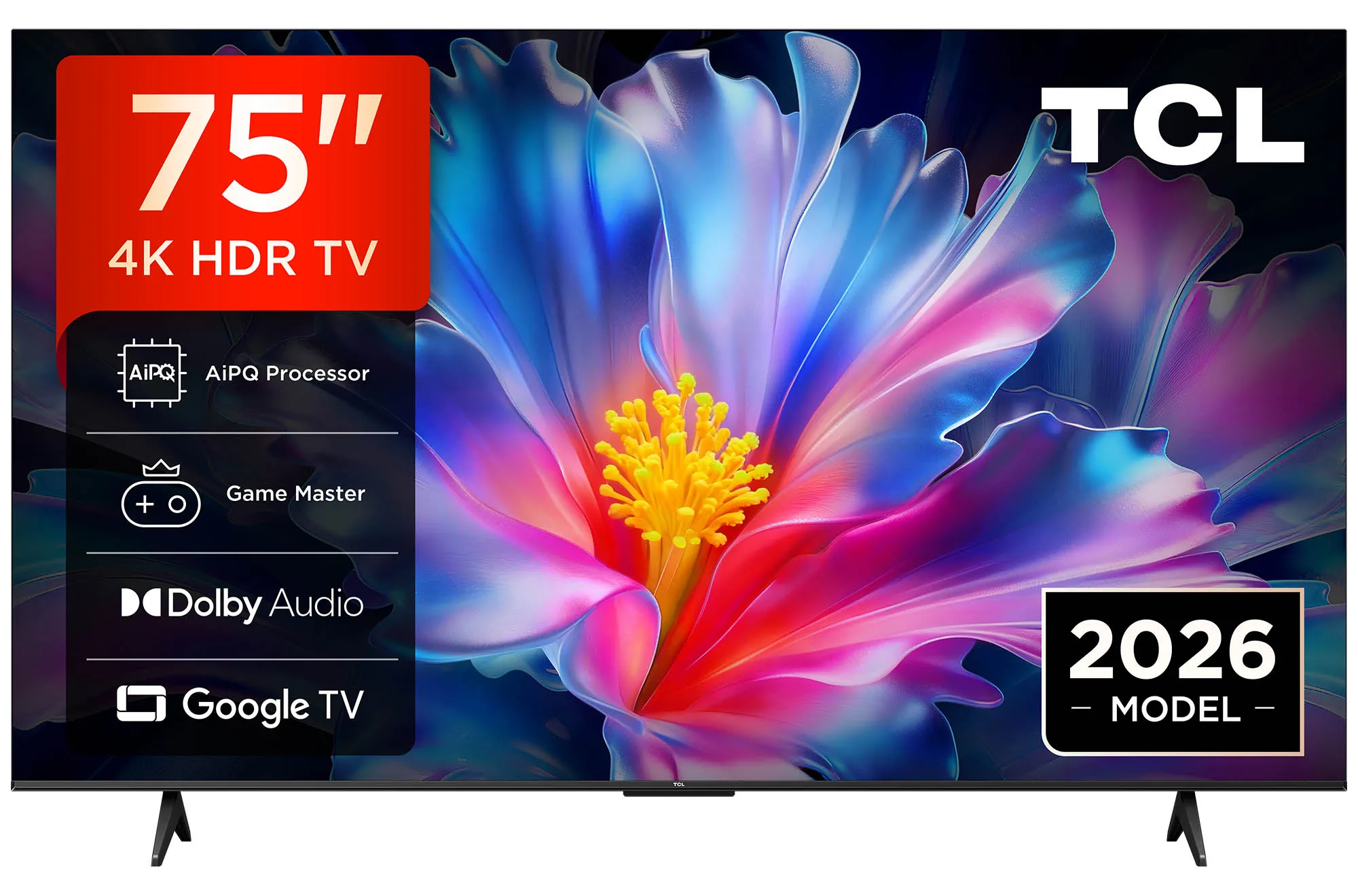 Telewizor TCL 75P6L 75" LED 4K Google TV HDMI 2.1 DVB-T2
