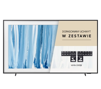 Telewizor Samsung The Frame Pro QE65LS03HWU 65" Neo QLED 4K 144Hz HDMI 2.1 DVB-T2 + dopasowany uchwyt w zestawie