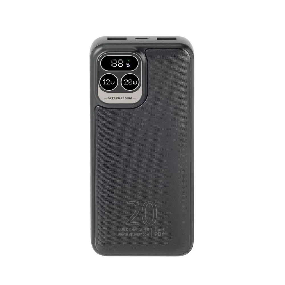 Powerbank Rivacase VA2521 20000mAh 20W Czarny