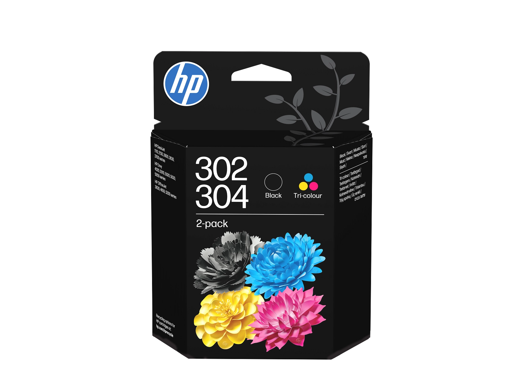 Zestaw tuszów HP B82L1AE nr 302/304 2-pak Czarny + Kolor 4 ml