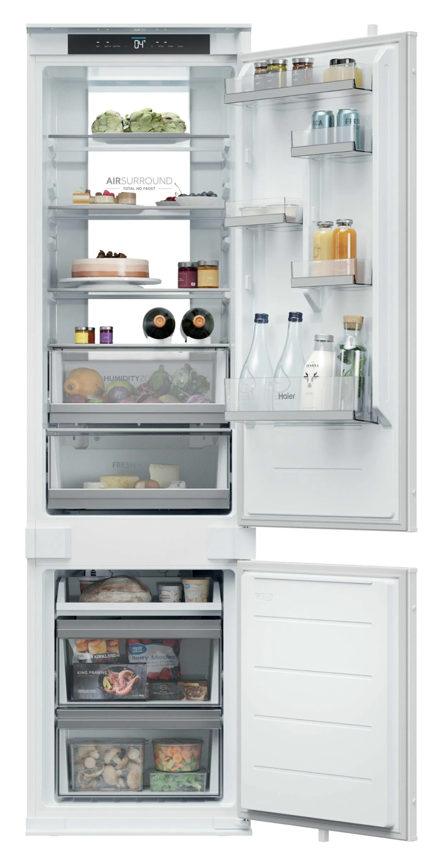 Lodówka Haier ID Seria 4 HBQW7519D Pełny No Frost 193,5cm Szuflada Humidity Zone