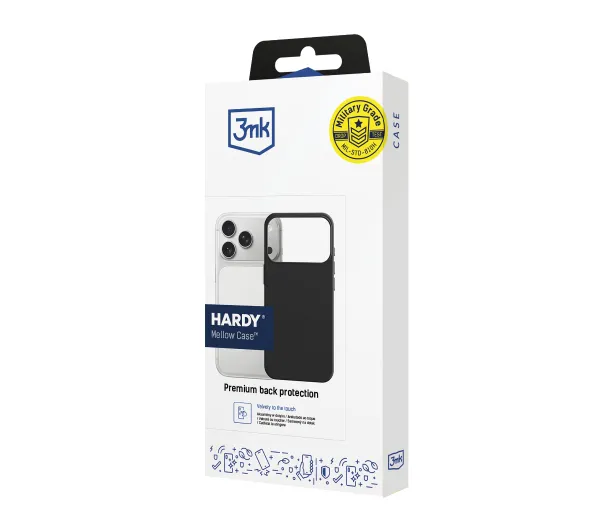 3mk Hardy Mellow Case do iPhone 16 Pro Max Szary