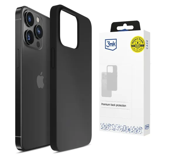 3mk Hardy Mellow Case do iPhone 16 Pro Czarny