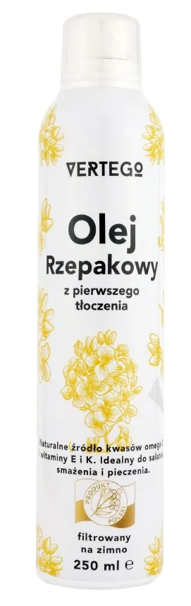 Olej Vertego Rzepakowy z pierwszego tłoczenia 250ml