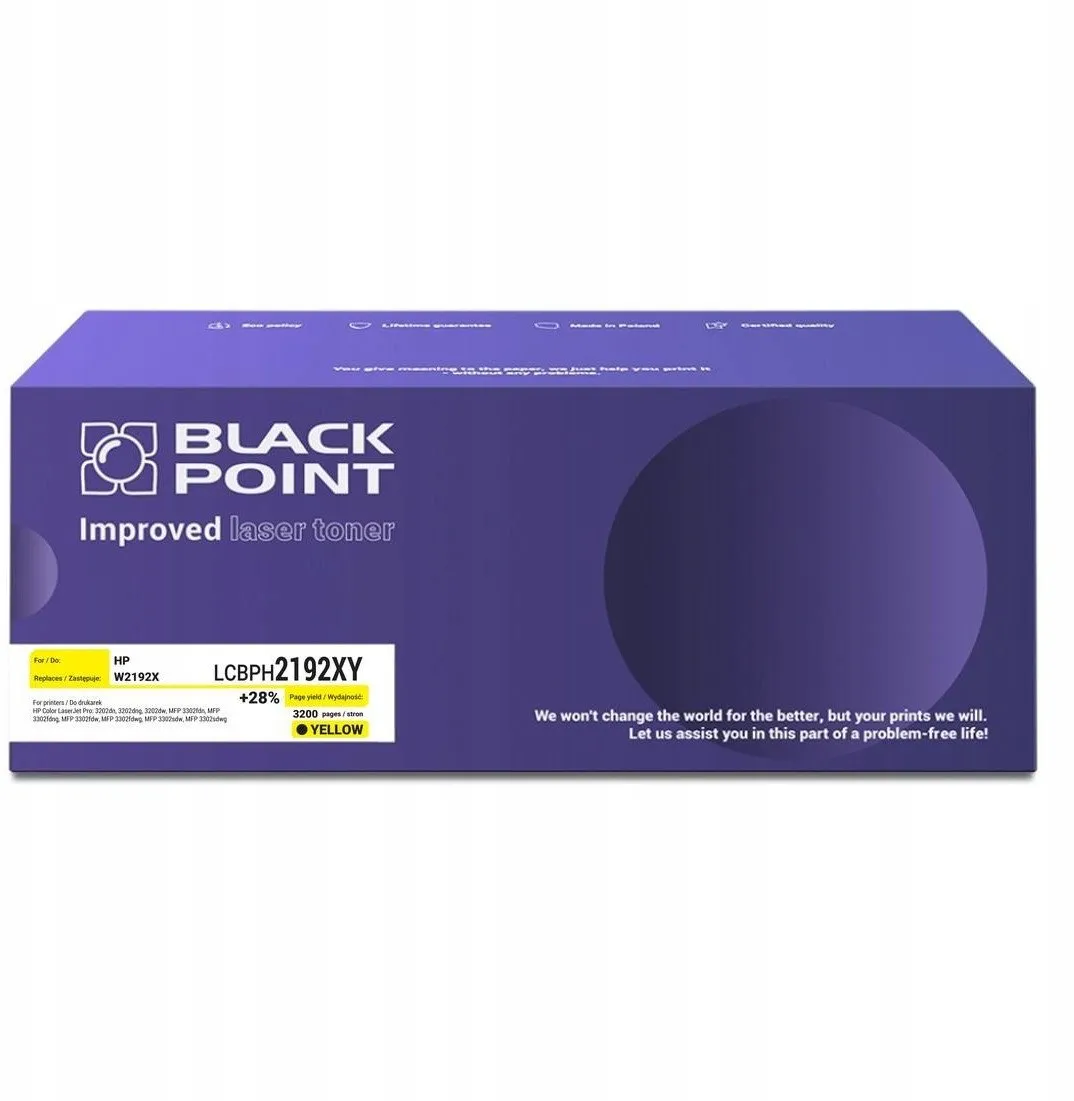 Toner Black Point LCBPH2192XY (zamiennik W2192X) Żółty