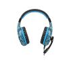 Słuchawki przewodowe z mikrofonem Fury Hellcat Nauszne Czarno-niebieski