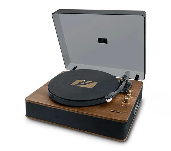 Muse MT-106 BT Półautomatyczny Napęd paskowy Przedwzmacniacz Bluetooth Brązowo-czarny