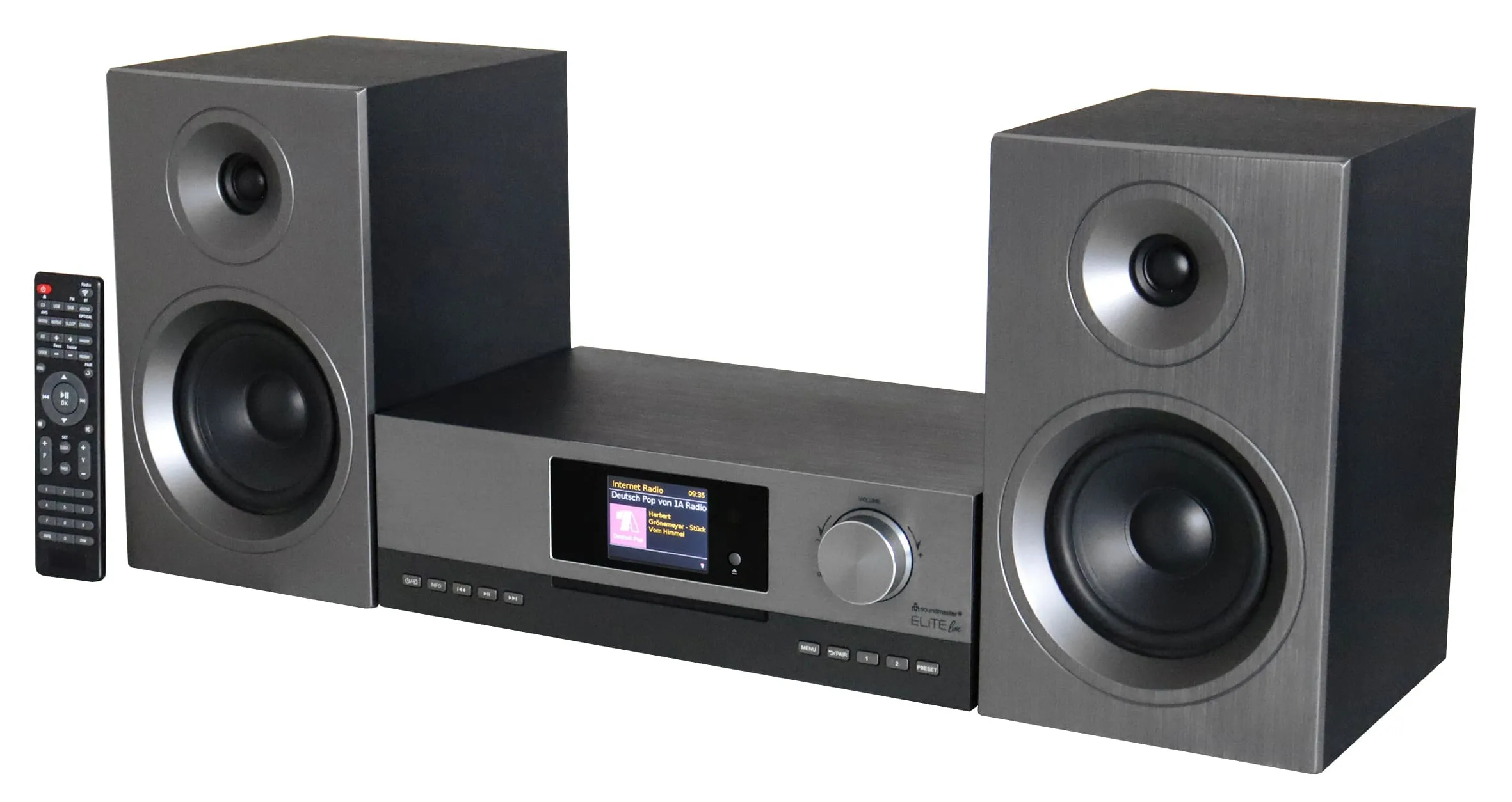 Wieża Soundmaster ICD5000SW 100W Bluetooth Radio FM DAB+ Czarno-srebrny