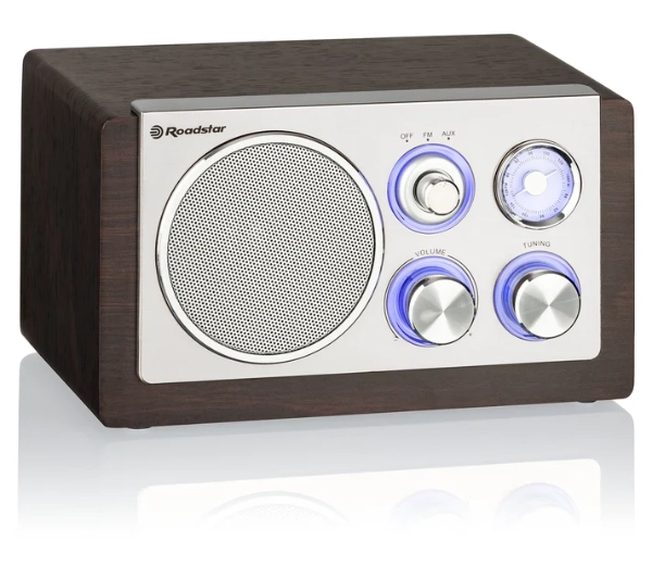 Roadstar HRA-1245NWD Radio FM Brązowo-Srebrny