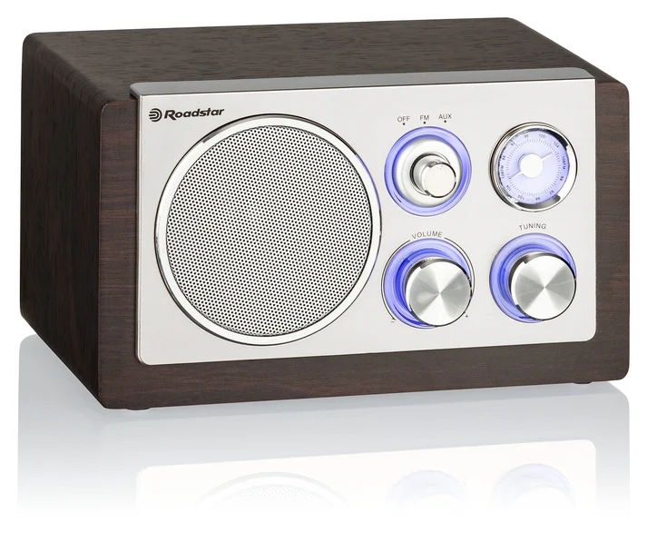 Radioodbiornik Roadstar HRA-1245NWD Radio FM Brązowo-Srebrny