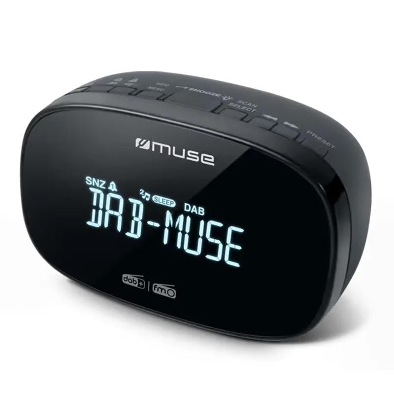 Radiobudzik Muse M-150 CDB Czarny