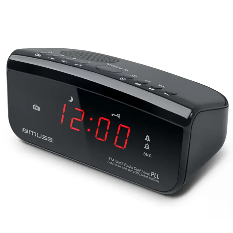 Radiobudzik Muse M-12 CR Czarny