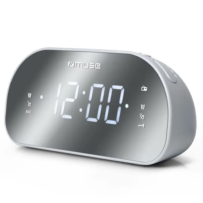 Radiobudzik Muse M-170 CMR Srebrny