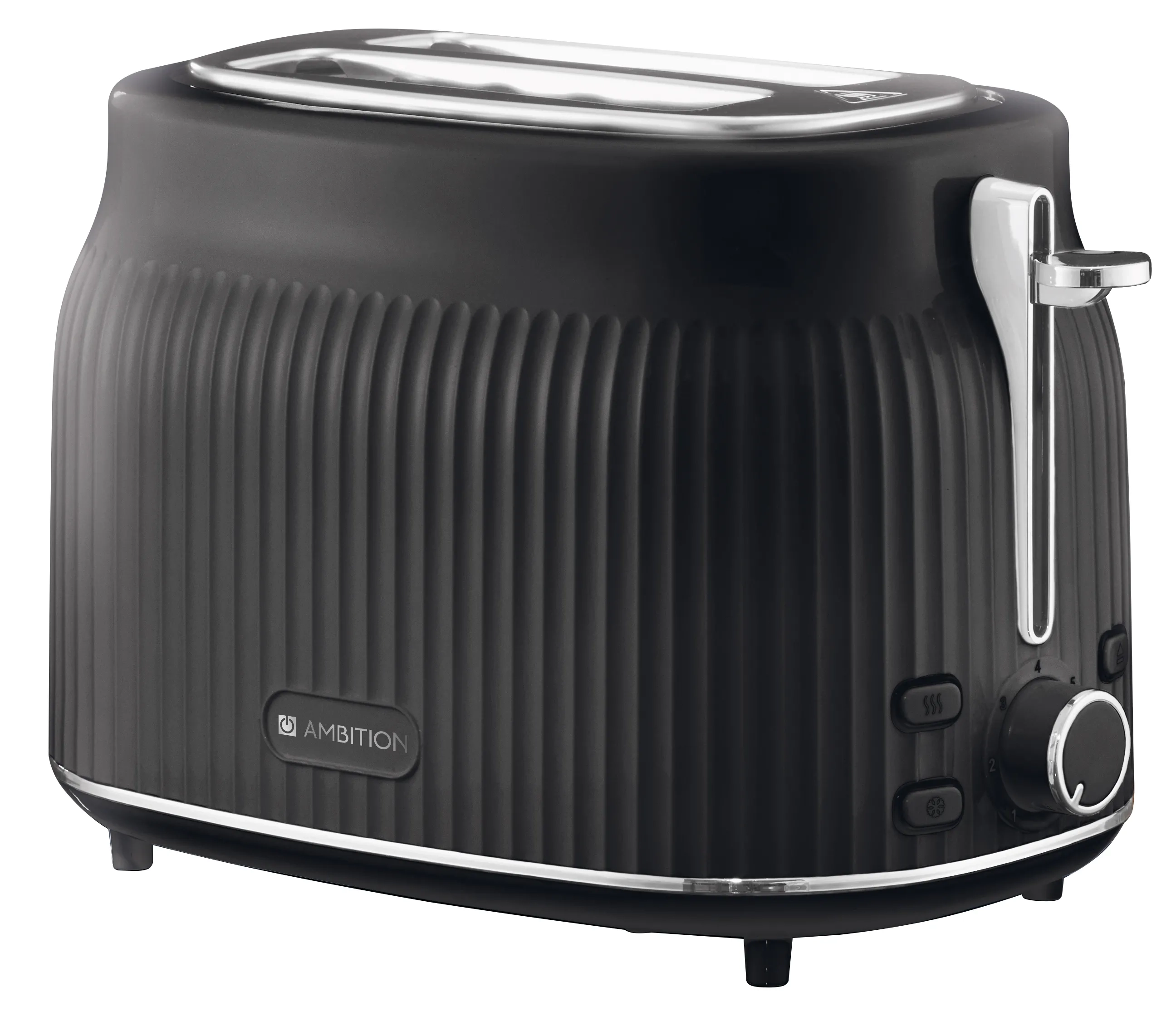 Toster Ambition Vintage Rozmrażanie 930W Czarny